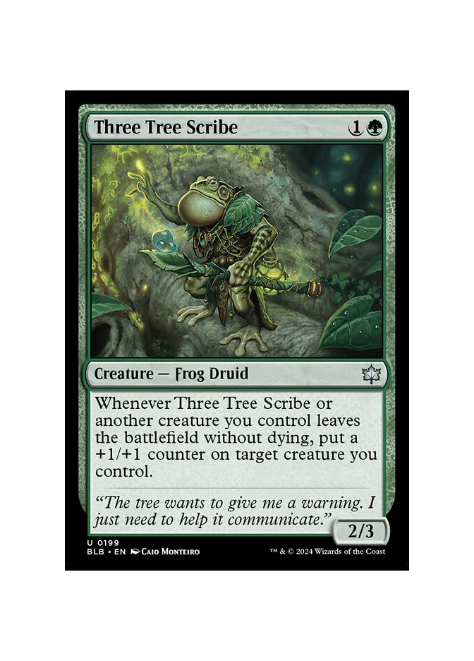 Three Tree Scribe - Foil