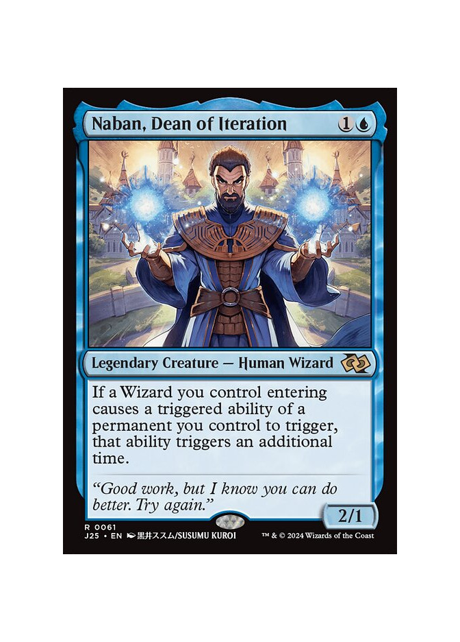 Naban, Dean of Iteration