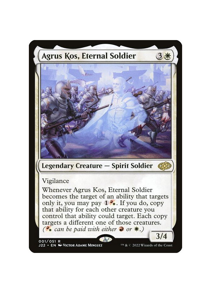 Agrus Kos, Eternal Soldier
