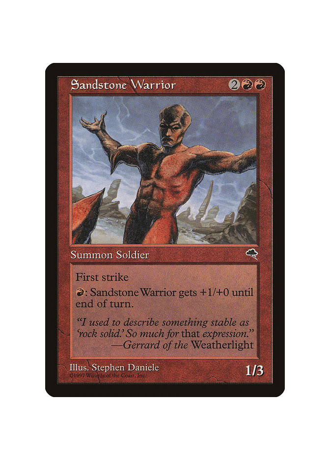 Sandstone Warrior