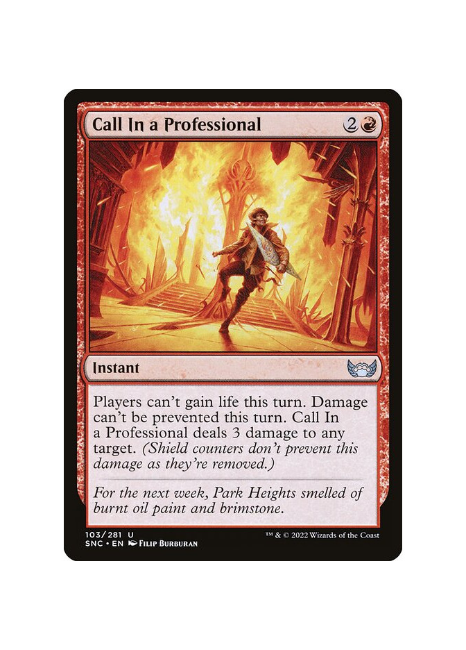 Call In a Professional - Foil