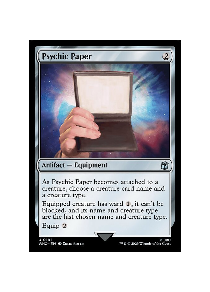 Psychic Paper - Foil