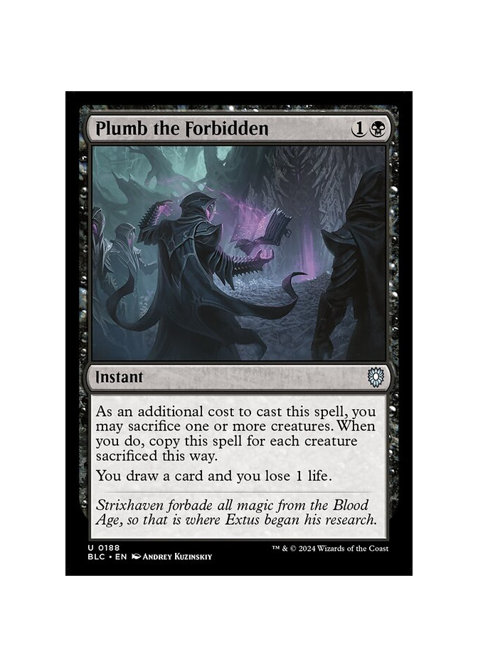 Plumb the Forbidden