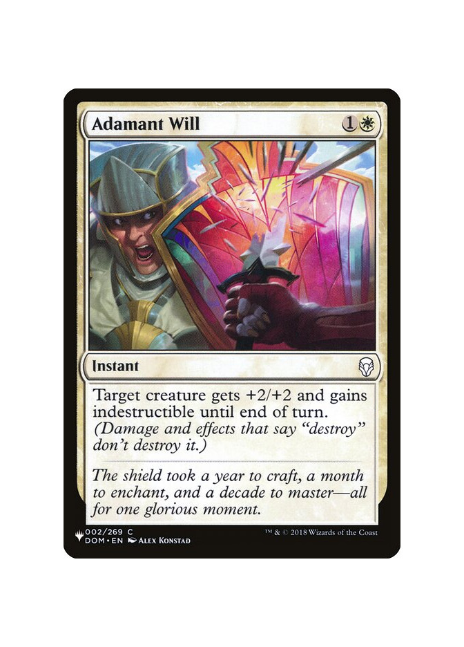 Adamant Will