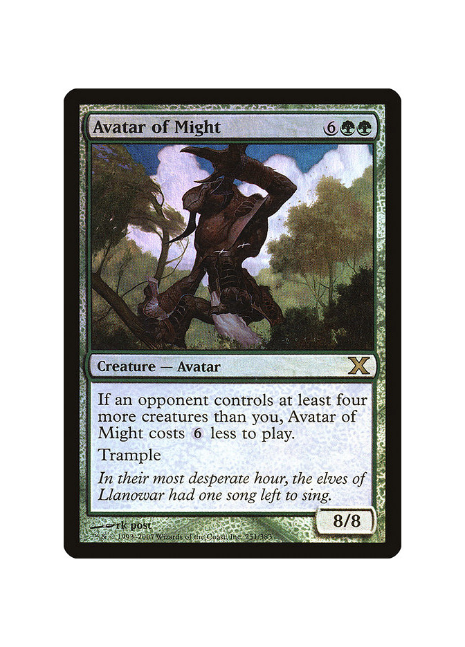 Avatar of Might - Foil