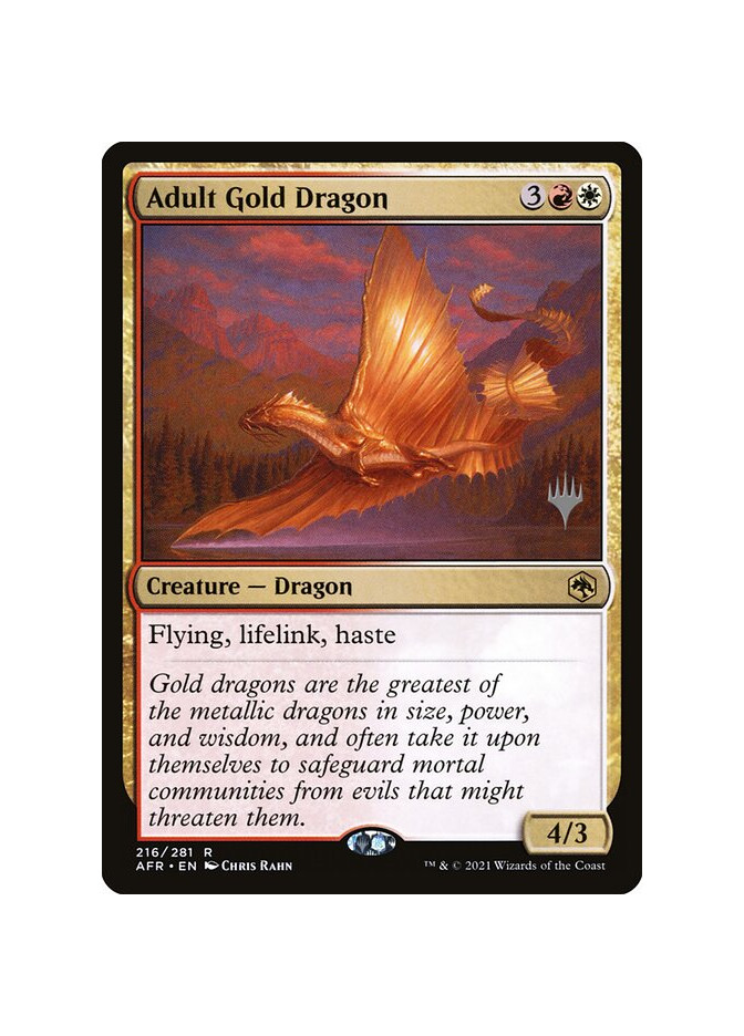 Adult Gold Dragon - Foil