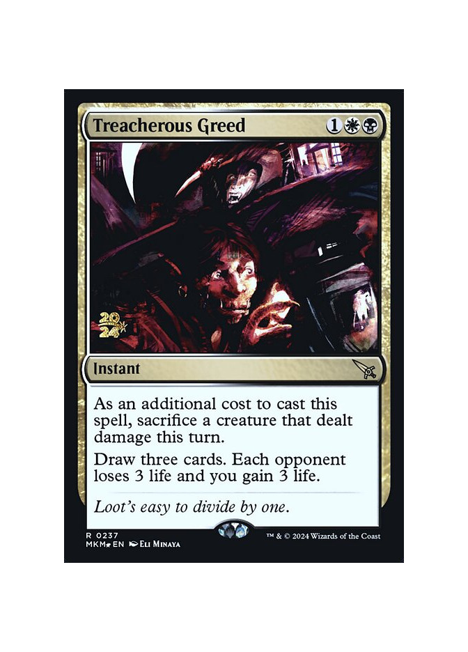 Treacherous Greed - Foil