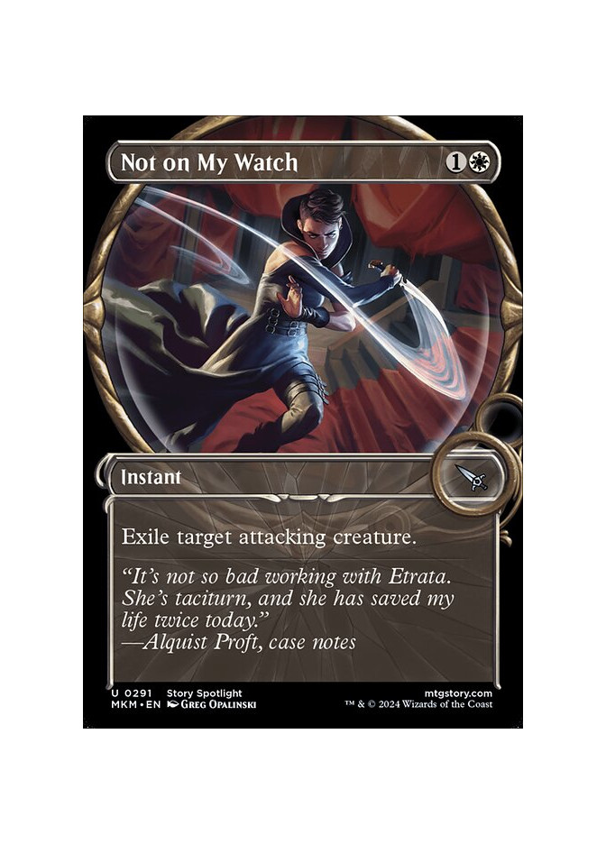 Not on My Watch - Foil