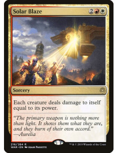 Solar Blaze - Foil