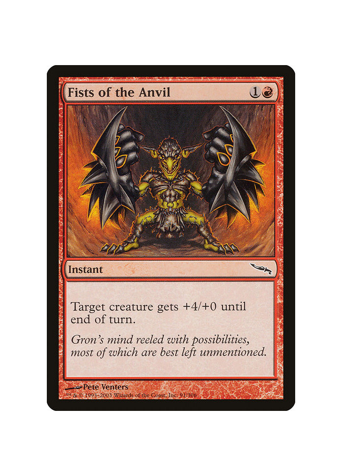 Fists of the Anvil - Foil