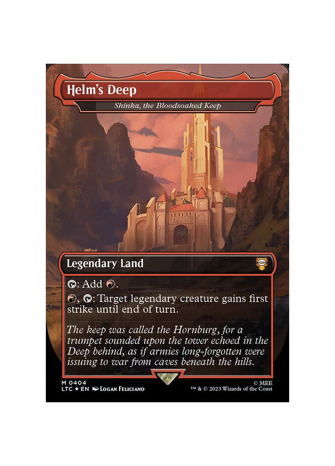 Shinka, the Bloodsoaked Keep - Foil