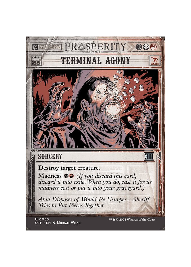 Terminal Agony - Foil