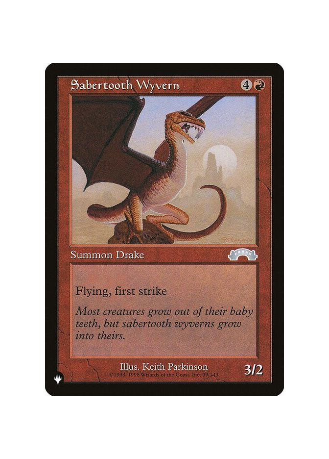 Sabertooth Wyvern