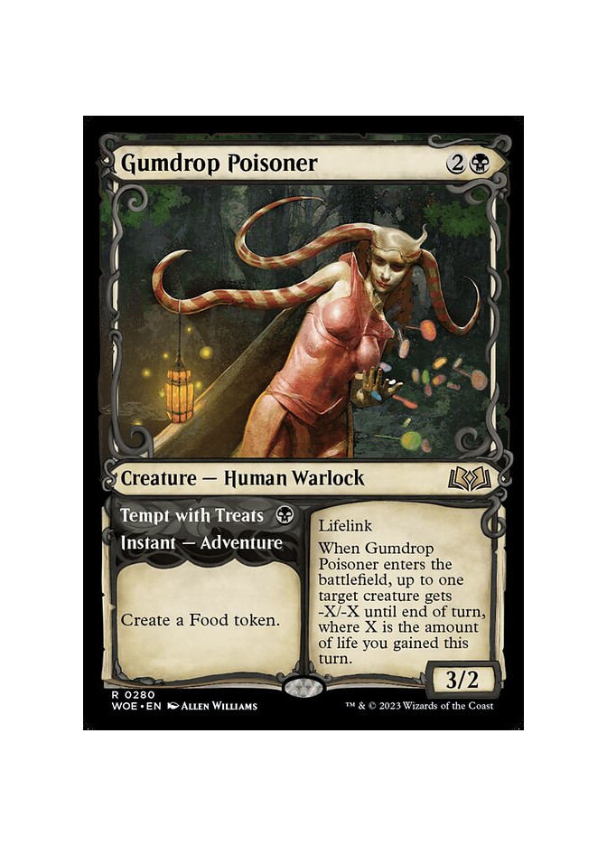 Gumdrop Poisoner // Tempt with Treats