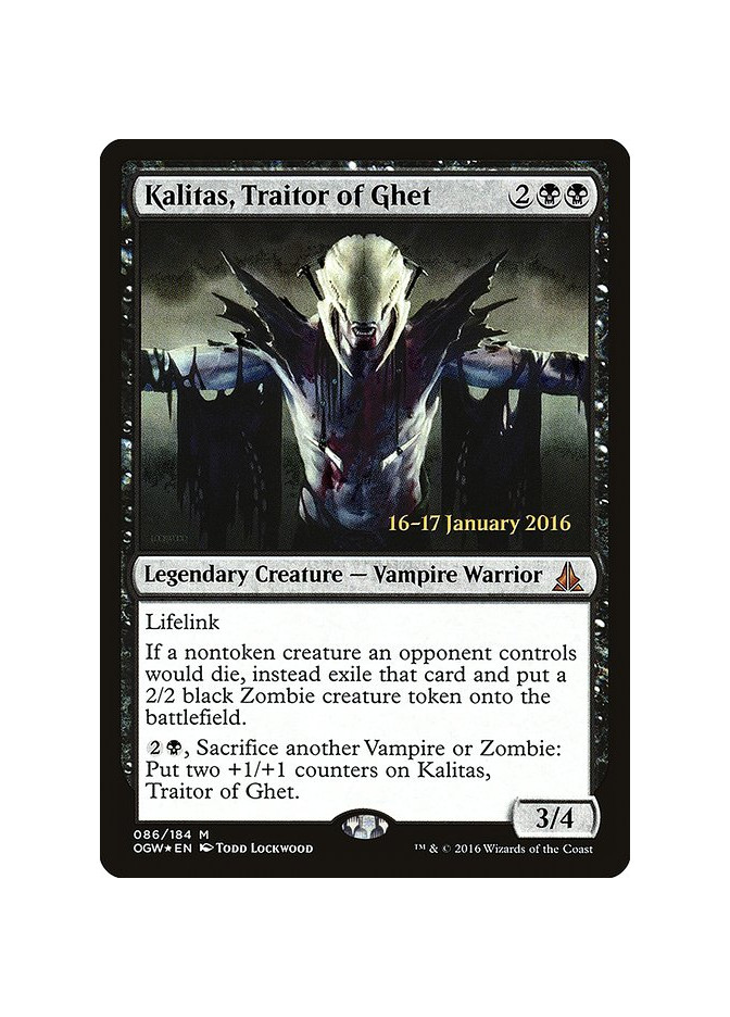 Kalitas, Traitor of Ghet - Foil