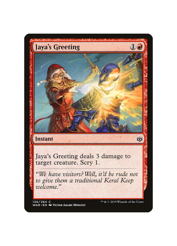 Jaya's Greeting - Foil