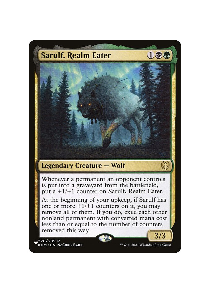 Sarulf, Realm Eater