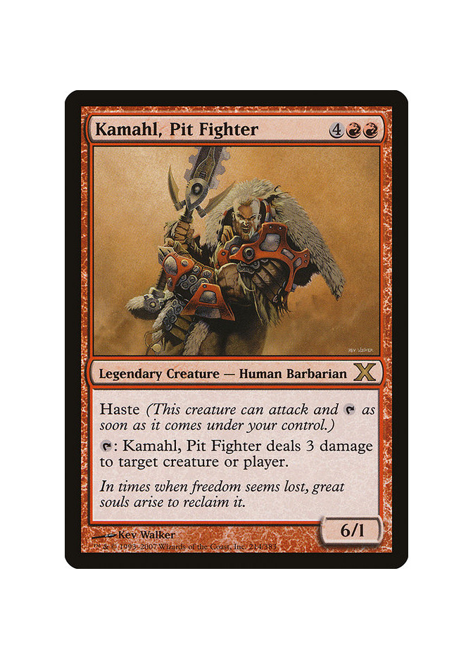 Kamahl, Pit Fighter