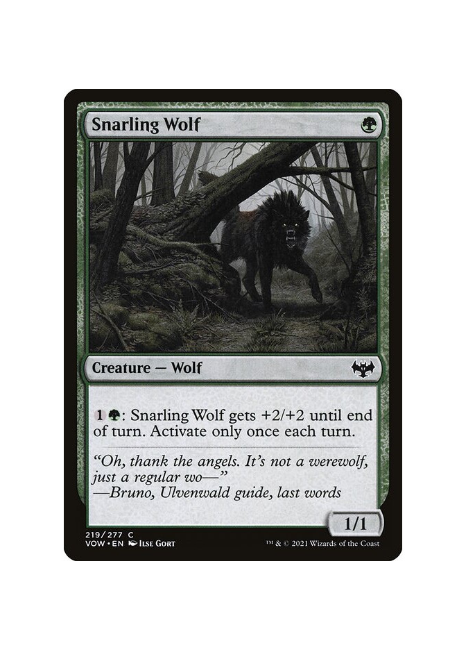 Snarling Wolf