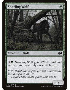 Snarling Wolf - Foil