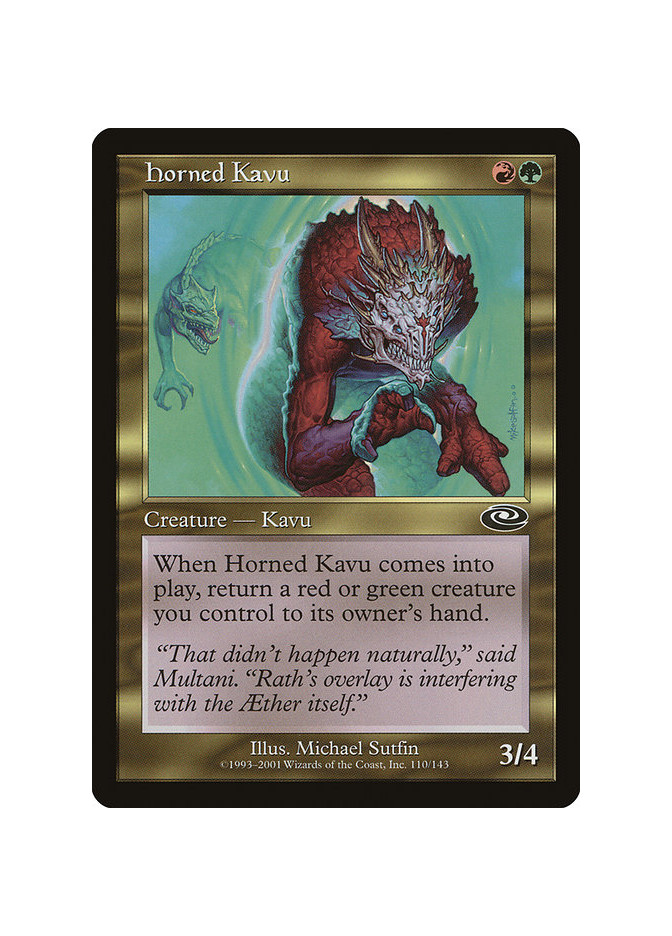 Horned Kavu - Foil