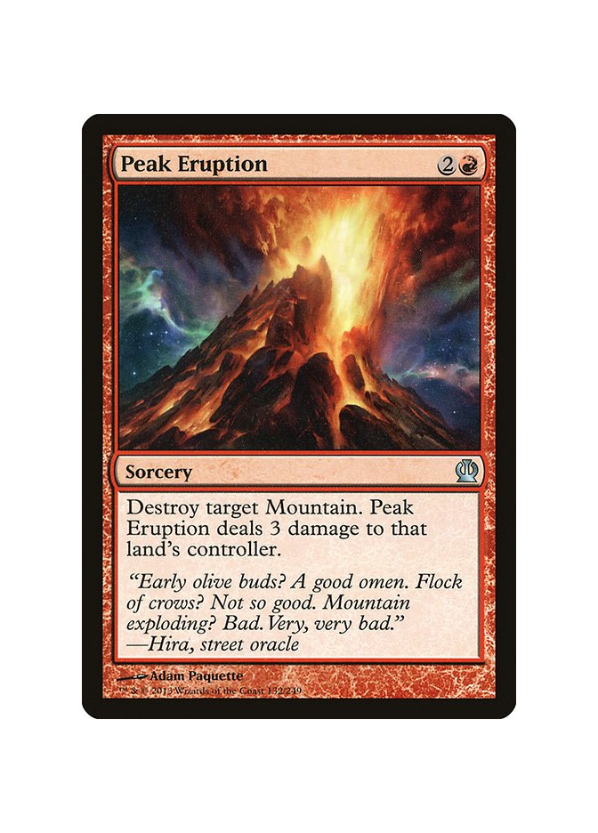 Peak Eruption - Foil