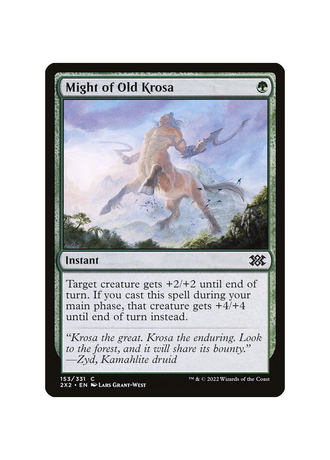 Might of Old Krosa - Foil