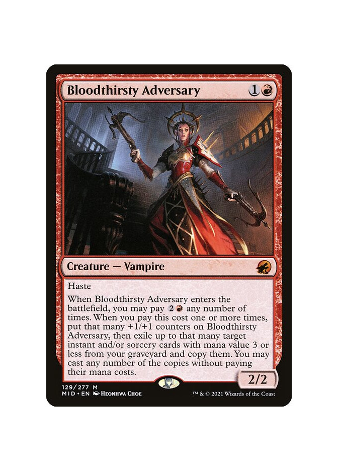 Bloodthirsty Adversary - Foil