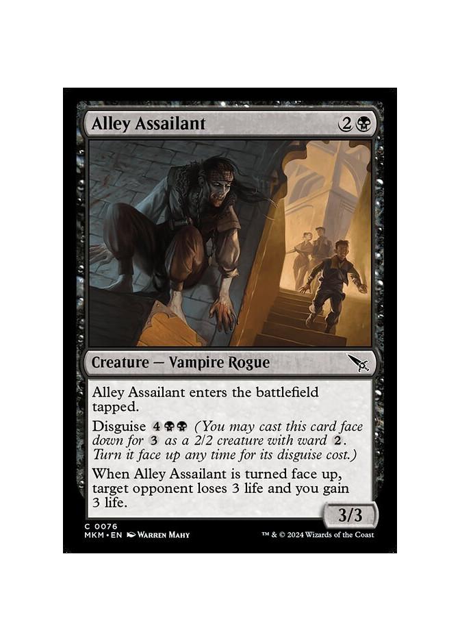 Alley Assailant - Foil