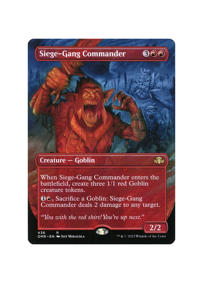 Siege-Gang Commander - Foil