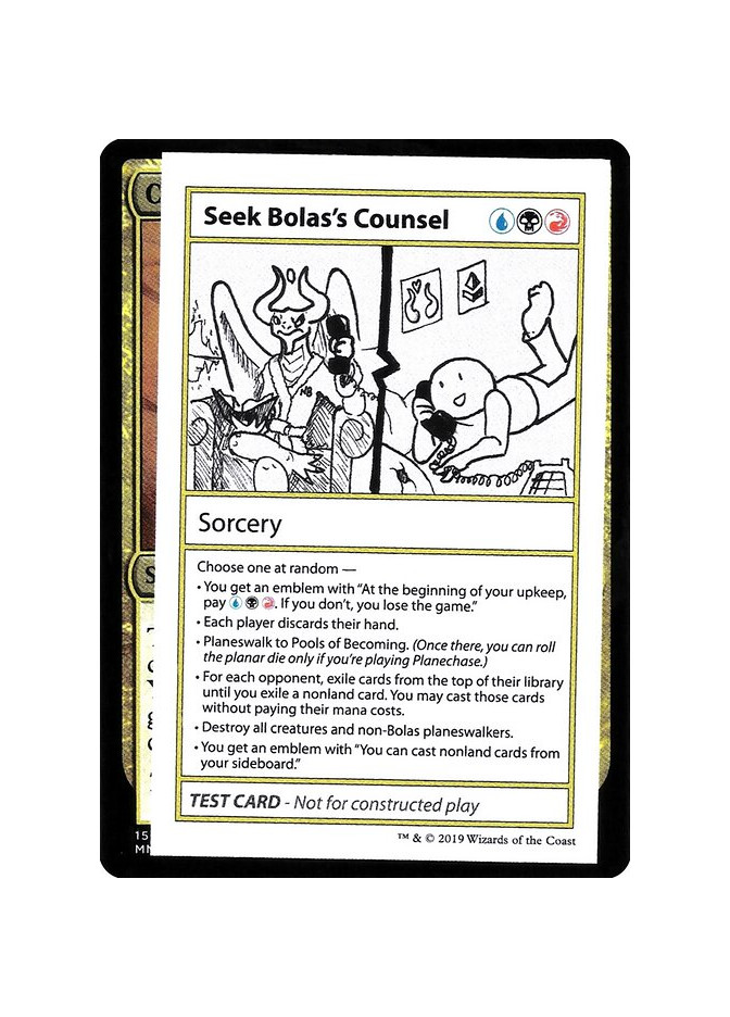 Seek Bolas's Counsel