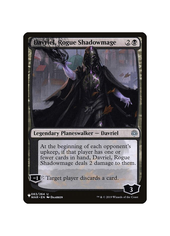 Davriel, Rogue Shadowmage
