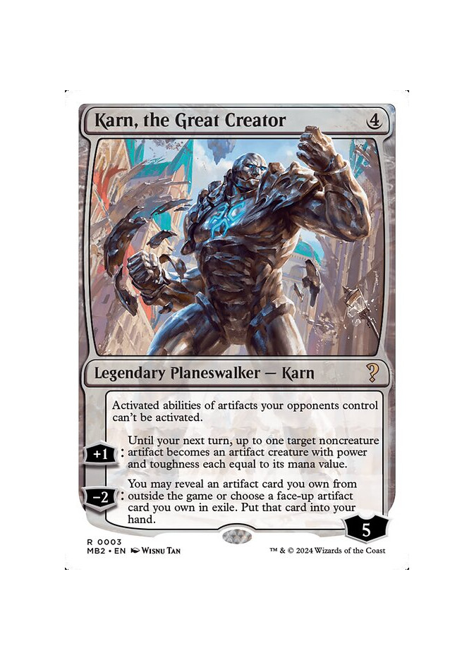 Karn, the Great Creator