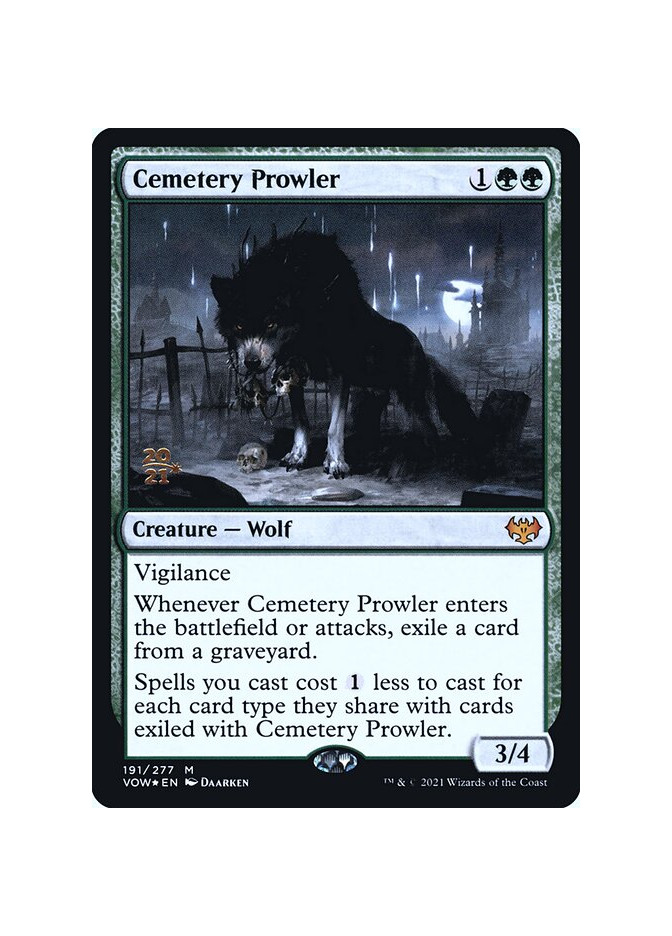 Cemetery Prowler - Foil