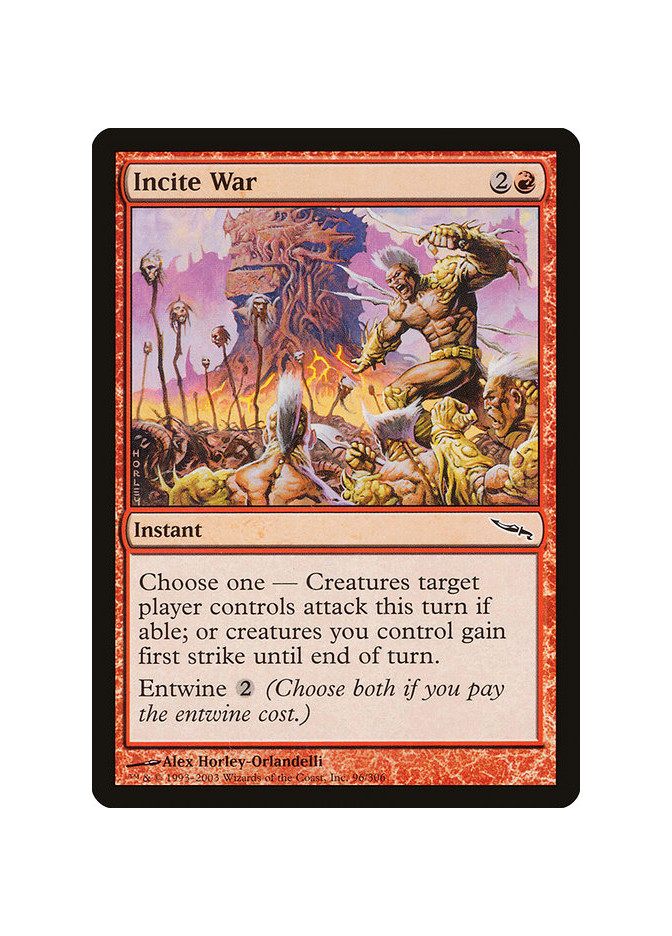 Incite War - Foil
