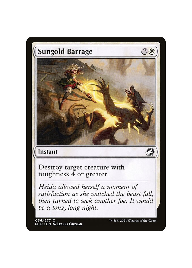 Sungold Barrage - Foil