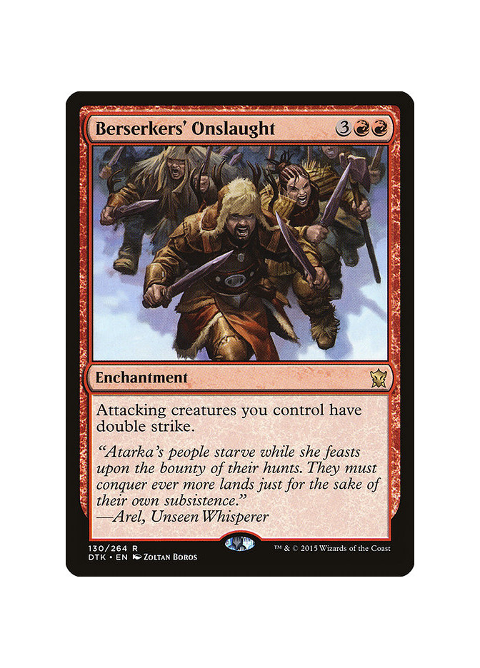 Berserkers' Onslaught - Foil