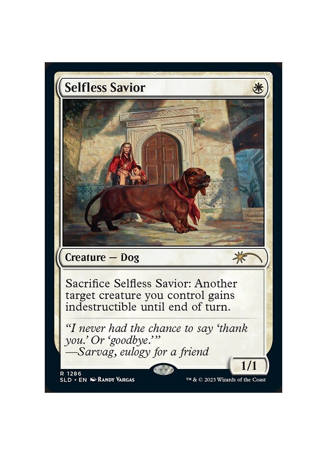 Selfless Savior - Foil