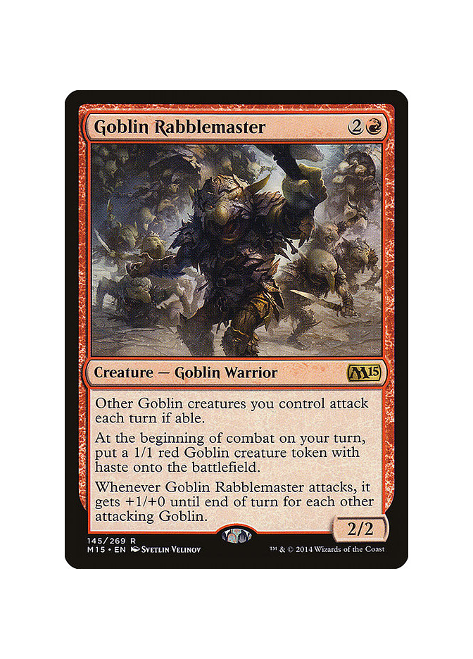 Goblin Rabblemaster - Foil