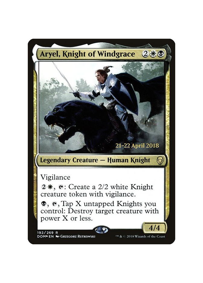 Aryel, Knight of Windgrace - Foil