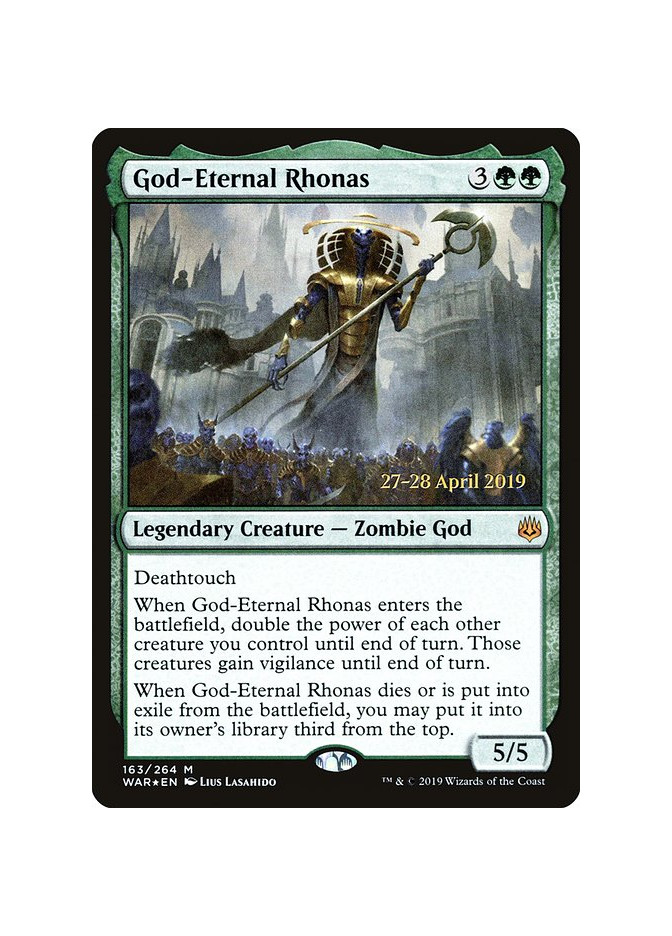 God-Eternal Rhonas - Foil