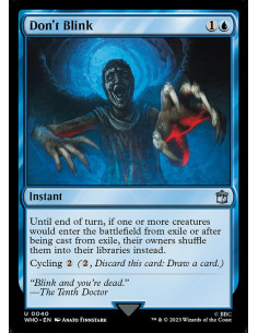 Don't Blink - Foil