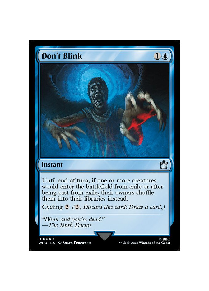 Don't Blink - Foil