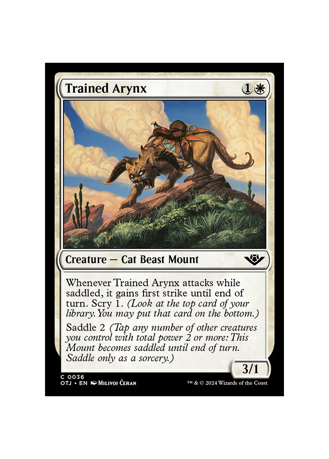 Trained Arynx