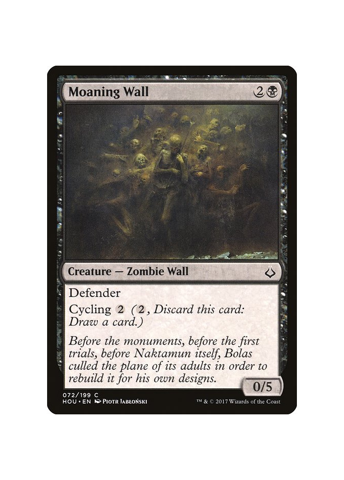 Moaning Wall - Foil