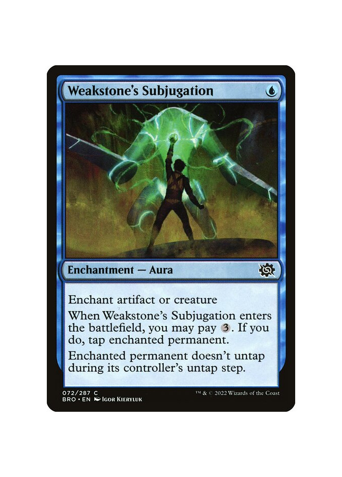 Weakstone's Subjugation - Foil