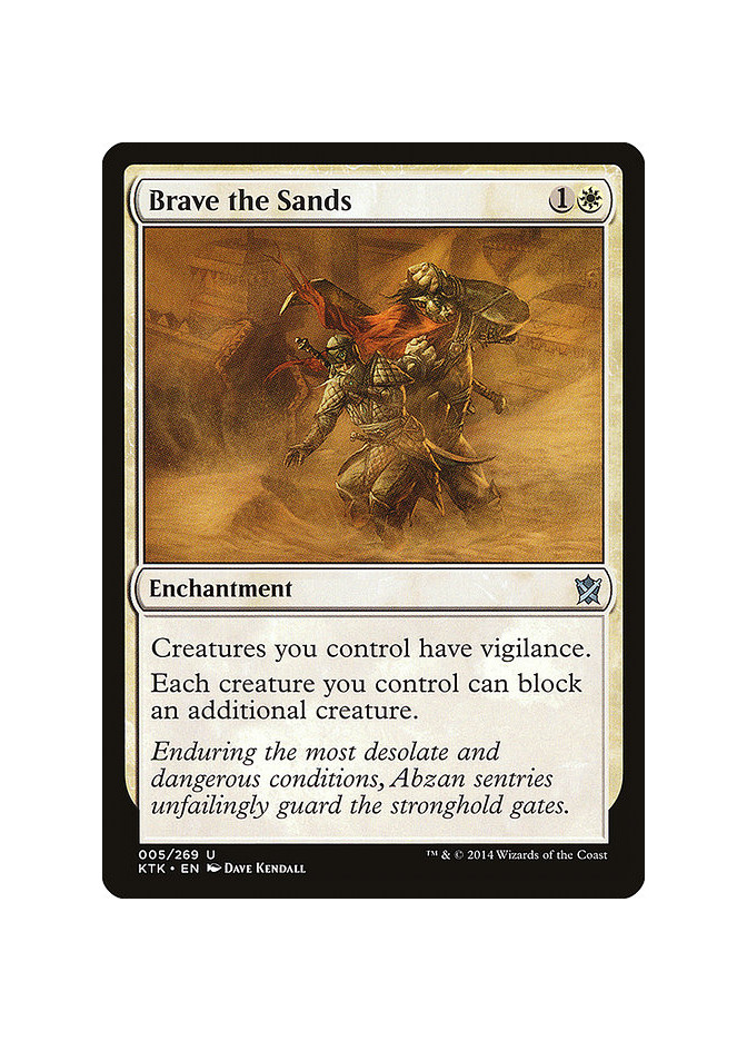 Brave the Sands - Foil