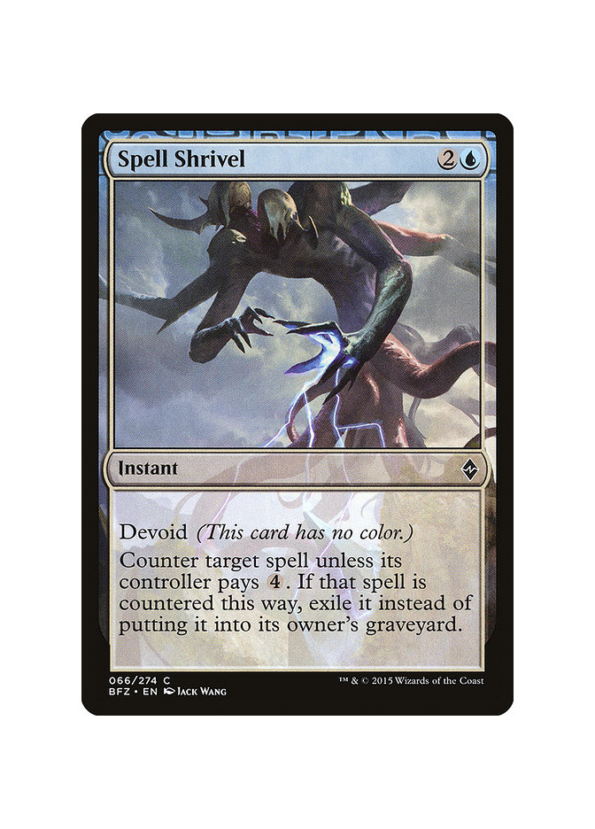 Spell Shrivel - Foil