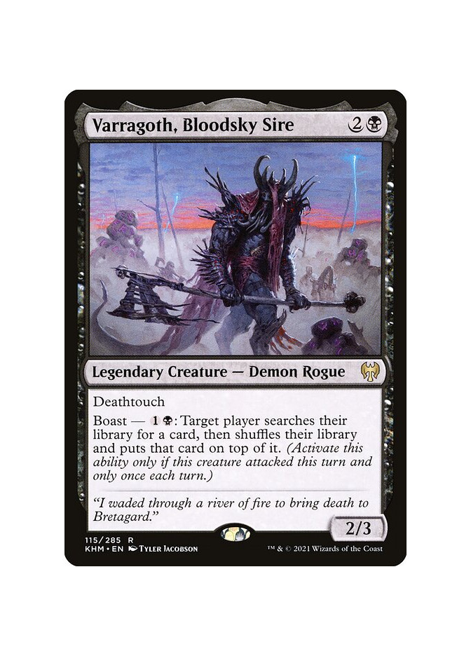 Varragoth, Bloodsky Sire