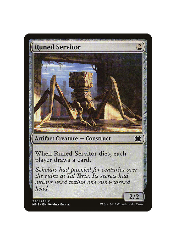 Runed Servitor - Foil